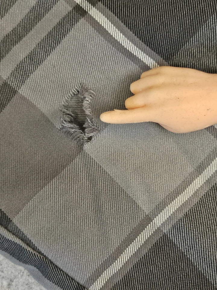 Camisa BURTON Dry Ride Para Hombre M Cazadora Con Capucha Gris A Cuadros Botones Esquí Gorpcore Foto 4 de 4