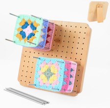 7.8" Crochet Blocking Board with 15 7.8 inches x inches,