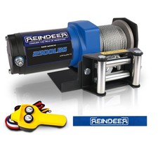 Reindeer 2500lbs Electric Winch Steel Cable 12v Towing Trailer Atv Off Road Utv