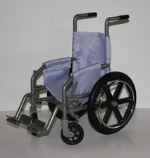 Retired American Girl Lavender/Purple Working Wheelchair For 18  Dolls