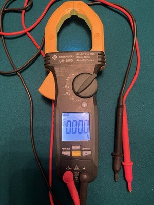 Greenlee CM-1360 AC True RMS Clamp Meter, 1000V, 1000A