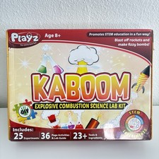 Playz Kaboom Explosive Combustion Science Lab Kit STEM Experiments New Sealed