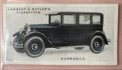 Lambert & Butler Zigarettenkarte 1923 3. Serie Nr.27 Hupmobile Motor Cars