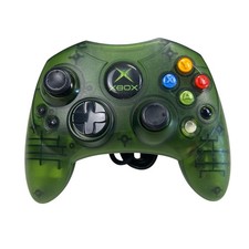 Microsoft Xbox Controller S Halo 2 Original Wired Translucent Green X09-64240-01