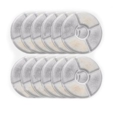 12pcs Pet Water Fountain Replacement Filters for Catit Cat Dog Drinking Flower