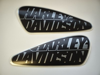Harley Davidson fuel tank decal sticker set of 2 11,8x5''