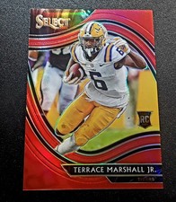 2021 Panini Chronicles Draft Picks Select Red /149 Terrace Marshall Jr #270 