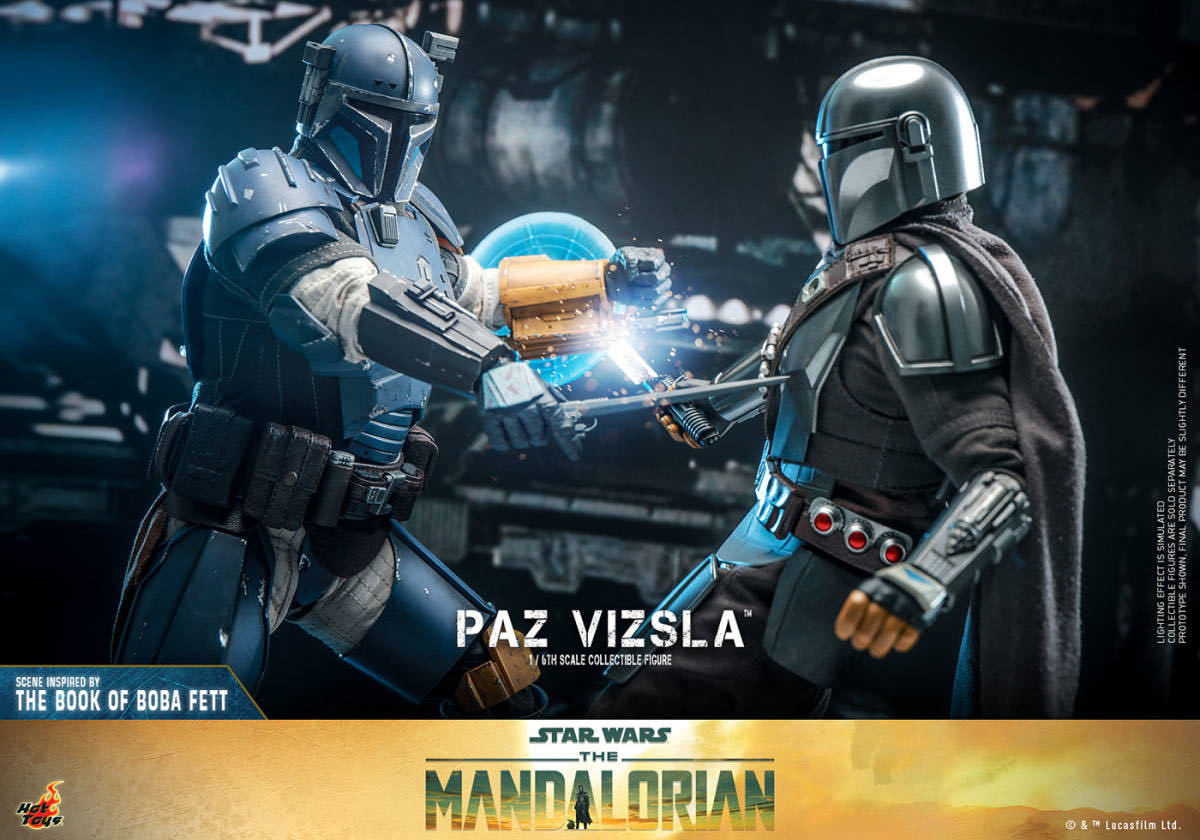 Hot Toys 1/6 Mandalorian Paz Vizsla Star Wars Tms097 The Hot Toys 1/6 Mandalorian Paz Vizsla Star Wars Tms097 The