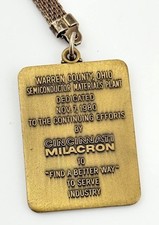 Cincinnati Ohio Milacron Semiconductor Industry Factory Plant Keychain Key Ring