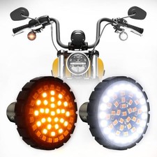 Motorcycle Turn Signal Bulb 1157 Bullet 1157-White and Amber Bullet Style