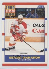 1990-91 Score Season Leader Sergei Makarov #350 HOF 0r3b