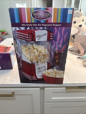 Nostalgia Electrics RHP625 Retro Series Hot Air Popcorn Popper 12 cup