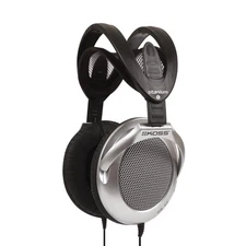 Koss UR40 Collapsible Over-Ear Headphones Silver Black Lightweight Retro Style