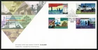 Hong Kong 香港 2004, Development of Pearl River Delta Region 4V Stamps on FDC