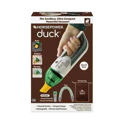 Horsepower Duck Hand-Held Cordless Vacuum New