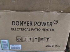 DONYER POWER Electric Patio Heater 1500W Outdoor/Indoor, Ceiling Mounted, HCH502