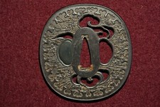 古董日本刀镡| eBay