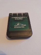 Pelican Accessories Blue 1 MB Memory Card For PlayStation 1 PS1 Very Good 6E