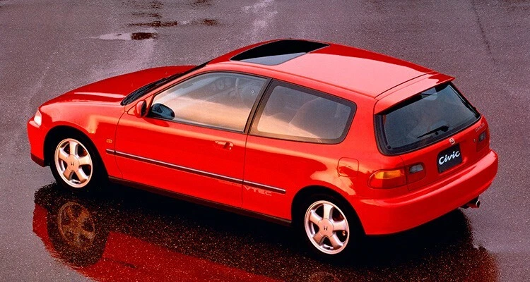 Honda Genuine Civic Coupe Hatchback 1992-1995 Door Belt Molding Left Right OEM Foto 3 de 4