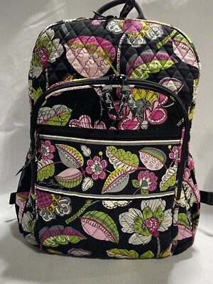 Large Vera Bradley Moon Blooms Pattern Campus Backpack | eBay display picture 3
