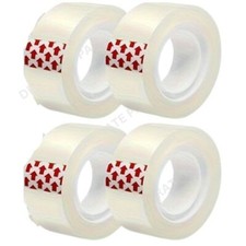 Sellotape Sticky Clear 12mm x 20m Transparent Small Tape Rolls Mini Tape pack UK