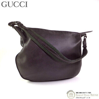 Gucci Semi Circle Half Moon Calf Leather Shoulder One Gucci Semi Circle Half Moon Calf Leather Shoulder One