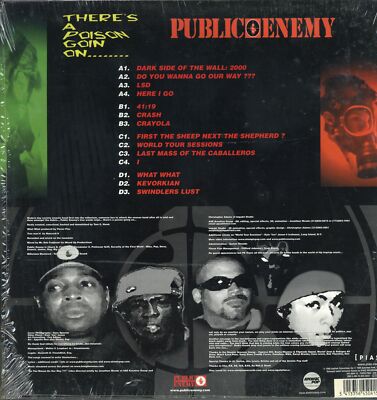 洋楽 Public Enemy There's A Poison Goin On LP Public Enemy - There's A Poison Goin On '99 2xLP UK ORG!EX+/EX