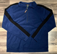 L.L. Bean Sweater Men's Medium Reg 1/4 Zip Fleece pullover