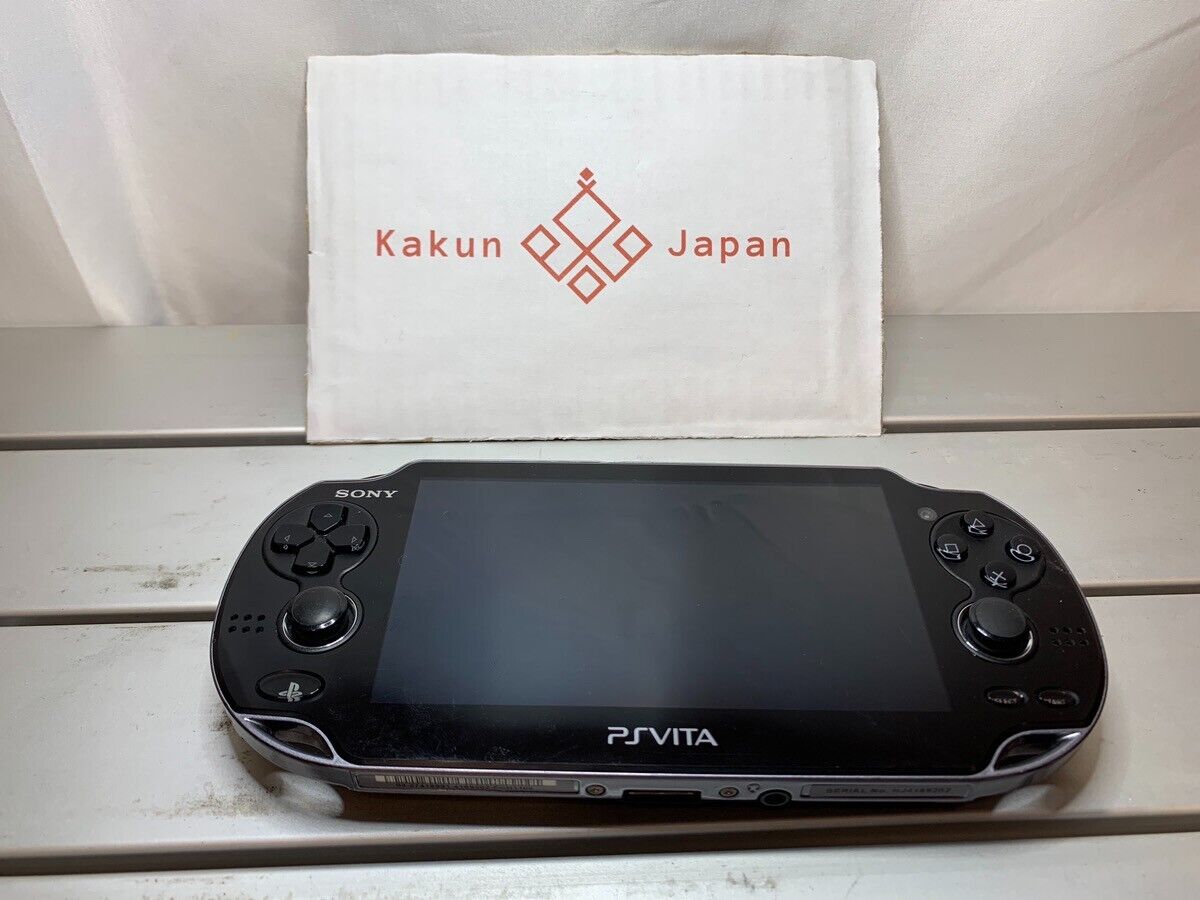 PlayStation PS VITA Black PCH-1100 Junk Console Only From Japan