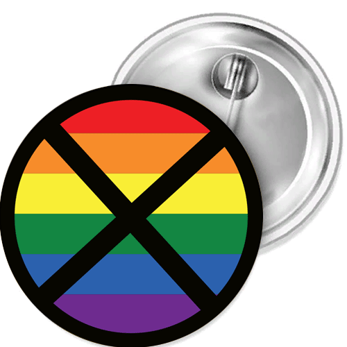 Anti Rainbow Gender Madness Button Plugger Sticker Bottle Opens Mirror- Anti Rainbow Gender Madness Button Plugger Sticker Bottle Opens Mirror-