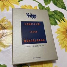 CAMILLERI LEGGE MONTALBANO - LIBRO + 2 CD - MONDADORI - 1a EDIZIONE Giugno 2002