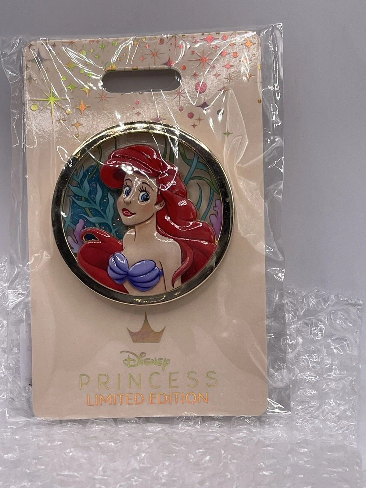 Disney D23 2024 Ariel Princess Glitter Pin LE 400 WDI MOG Mickey’s Glendale