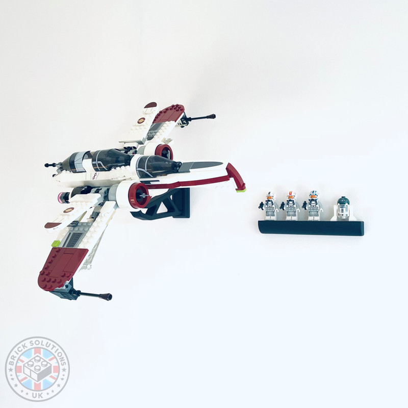 Wall Mount & Minifigure Holder for LEGO Star Wars ARC-170 Starfighter (75402)