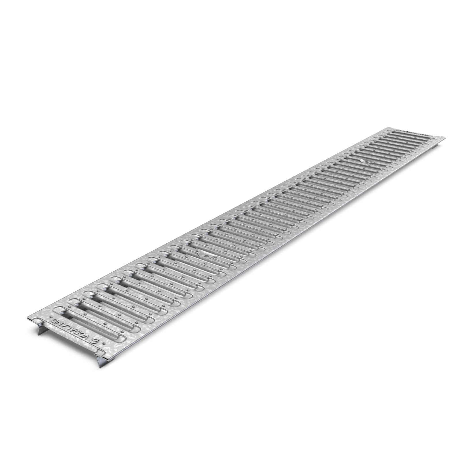 Vodaland BASE DN100 galvanised steel grating for channel drains - 1 M