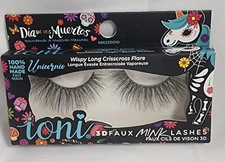 IONI DIA DE LOS MUERTOS LASHES  WISPY LONG CRISSCROSS FLARE
