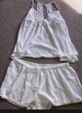 Womans Linea Donatella white sleepwear set