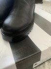 Aquazzura Firenze Ryder Leather Black Bootie Flat 40,5 — photo 10