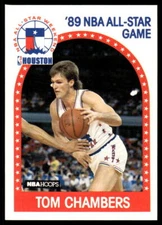 1989 Hoops  #197 Tom Chambers - Phoenix Suns