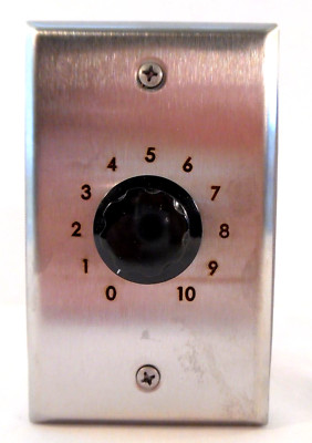NIB Valcom V-1092 Wall Mount Volume Control Box Hardware Included