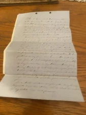 Antique Will Testament Franklin County Pa Signed Handwritten Seal 1861