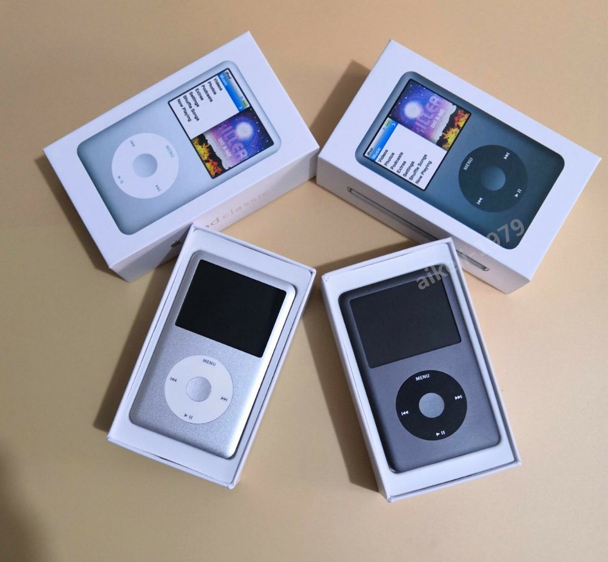 NEW-ipod Classic 6th/7th Gen 80GB/120GB/160GB Black / Silver
