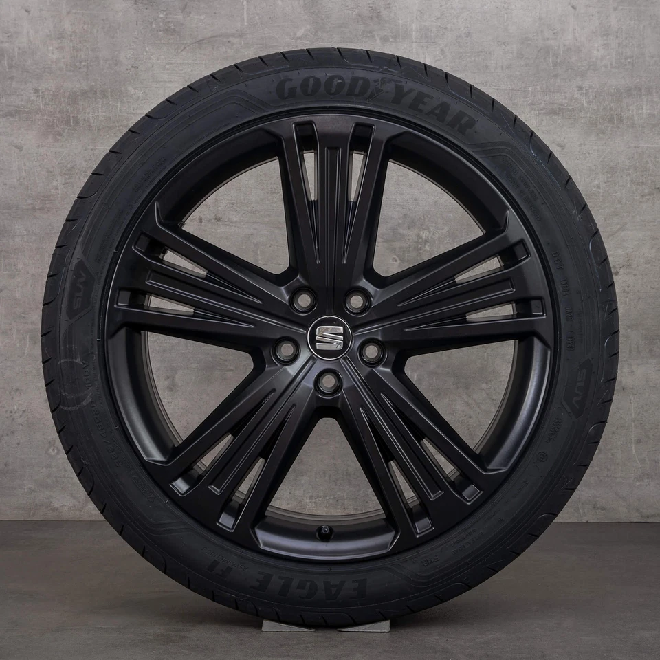 Seat Tarraco Surpreme Sommerräder Sommerreifen 20 Zoll Felgen 5FJ601025B - Bild 3 von 4