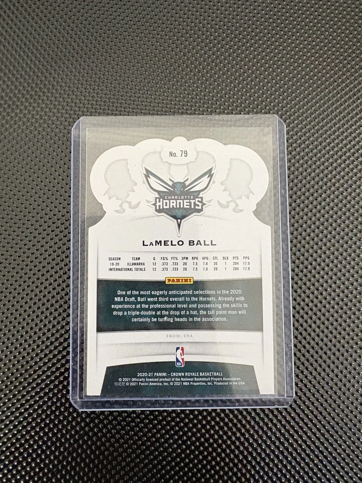 Lamelo Ball Green Crystal Crown Royale FOTL  - Image 2 of 2