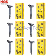 90919A2005 48977 6pcs OEM NGK Ignition Coil For LEXUS IS350 GS350 RX350 Toyota