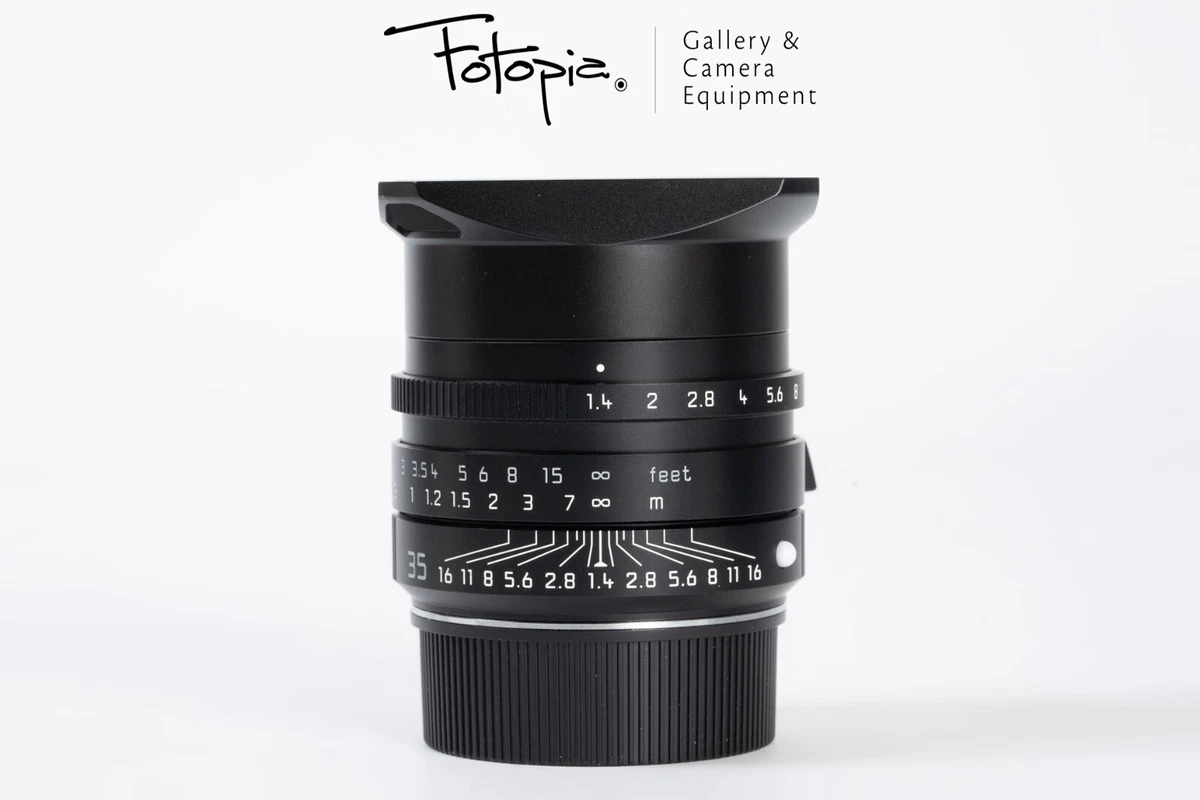 Leica Summilux-M 35mm F1.4 ASPH - Black / FLE / Leitz Wetzlar