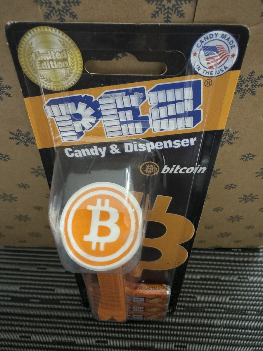 PEZ BITCOIN Candy & Dispenser Lim Edition Only 30K Made. $25 Each/ $80 For  All 4 | eBay