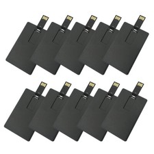 Lot 20PCS 1/2/4/8/16GB Black Credit Card USB Flash Drive Memory Disk Custom Logo