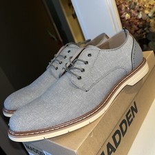 Madden NYC Men s Julian Lace-Up Dress Oxford Shoe Gray 11.5 NIB