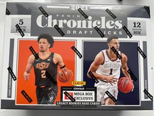 *NEW* 2021 Panini Chronicles Draft Picks Basketball Mega Box Factory Sealed🔥📈