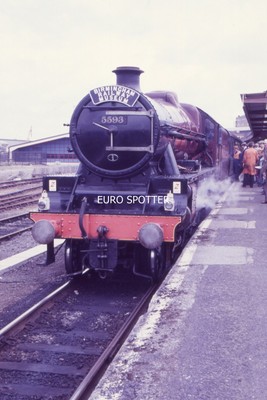 B382S 35mm Slide LMS Steam Loco No.5593 @ Unkown